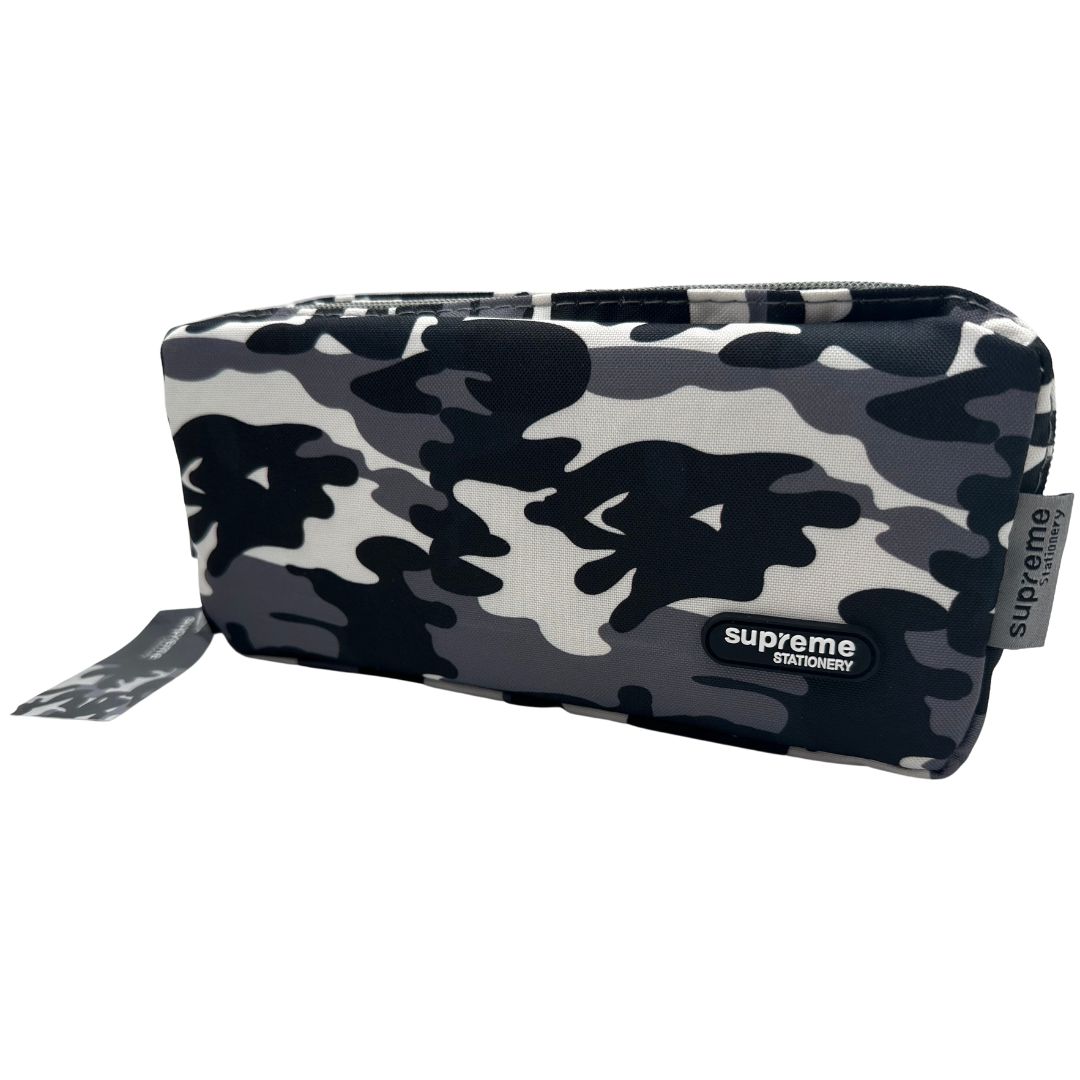 DOUBLE PENCIL CASE CAMO BLK (PC-2630)